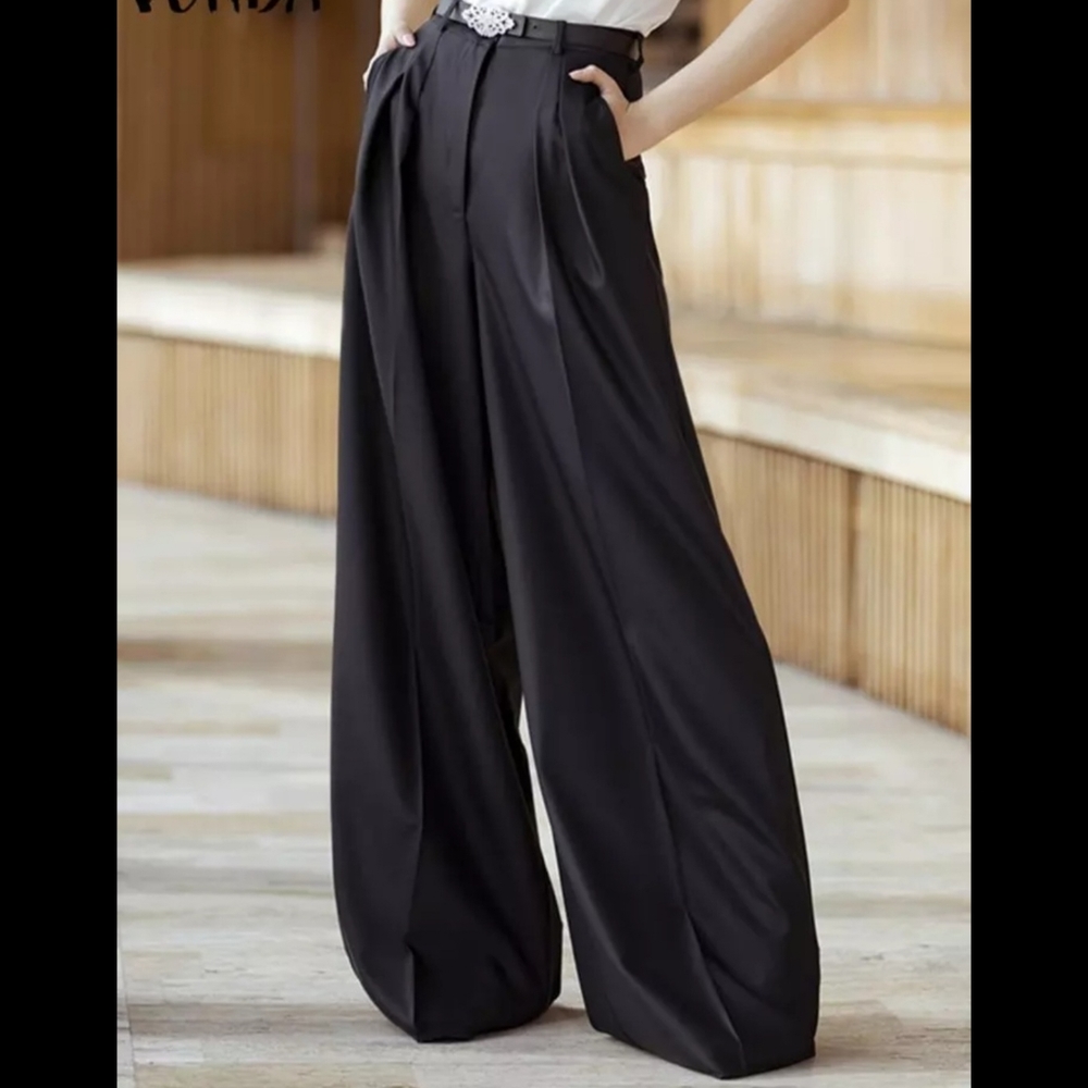 Black wide leg palazzo pants NWT SIZE XXXL